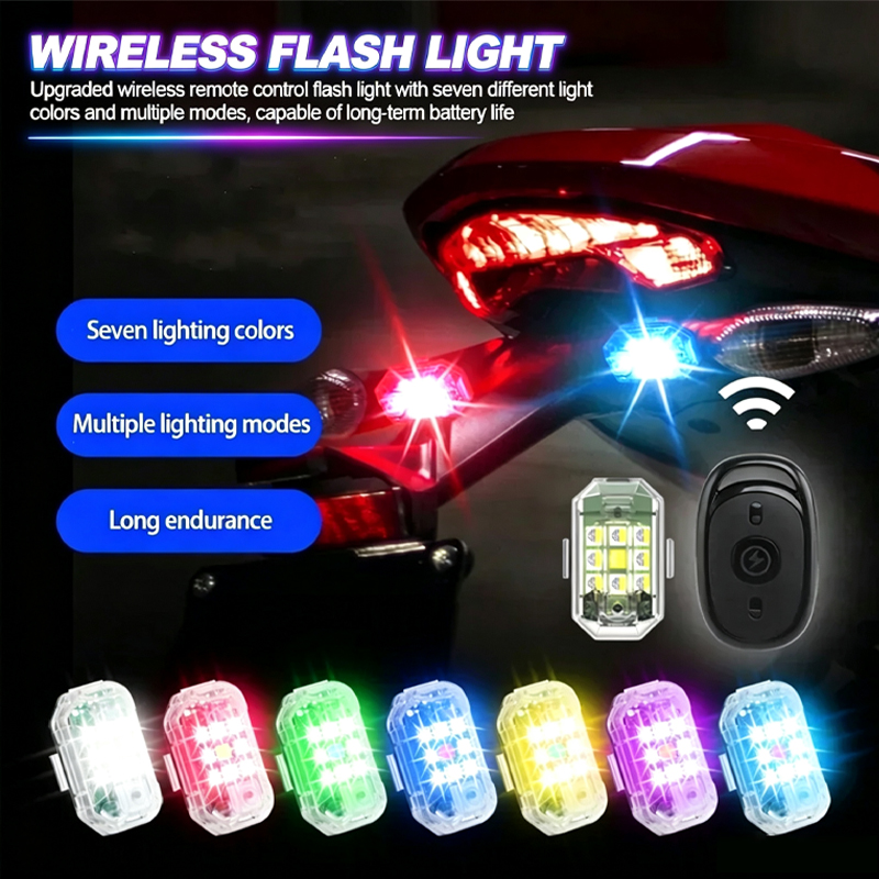 Drone Strobe Light - Draadloze LED Drone Stroboscooplamp voor motorfiets